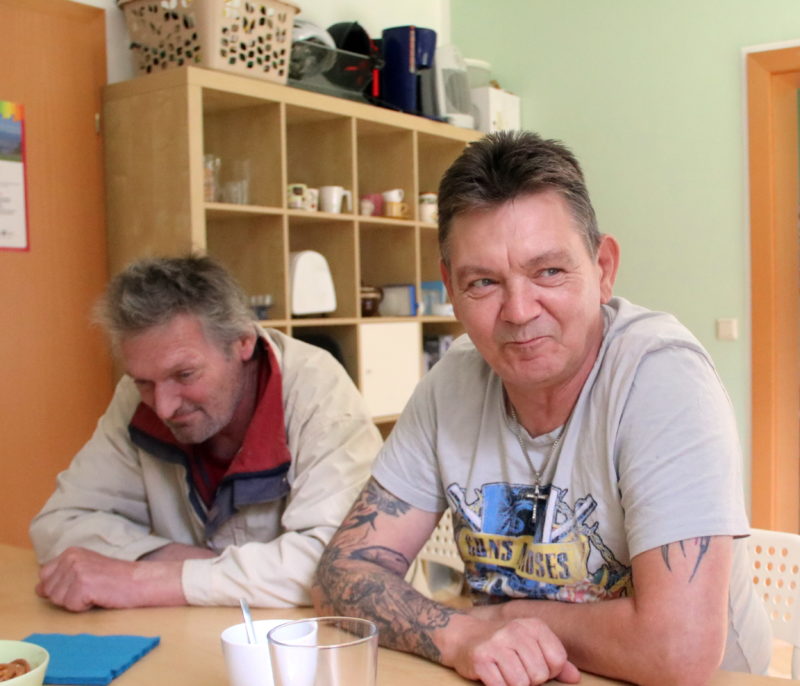 Erzählcafé mit ehemaligen Wohnungslosen